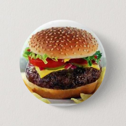 Cheeseburgerknöpfe Button (Vorderseite)