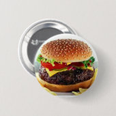 Cheeseburgerknöpfe Button (Vorne & Hinten)