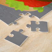 Cheeseburgers Hamburger Weihnachtsmannmütze Matchi Puzzle (Seite)