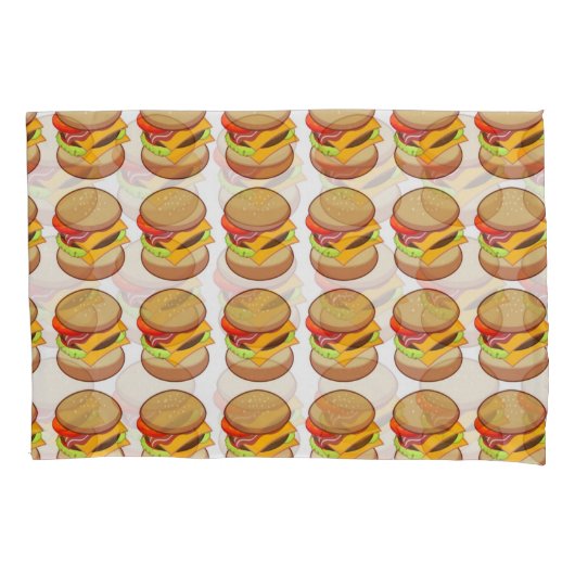 CHEESEBURGERS KISSENBEZUG (Vorderseite-Links)