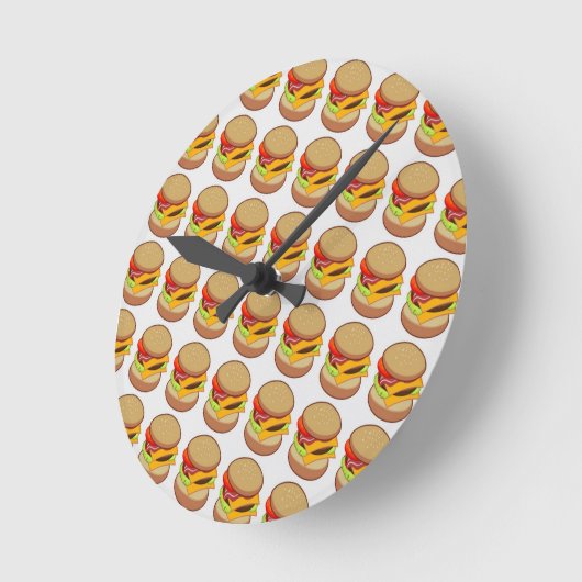 CHEESEBURGERS RUNDE WANDUHR (Winkel)