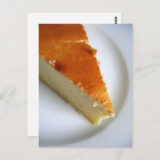 Cheesecake Custom Postkarte (Vorne/Hinten)