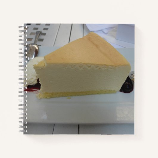 Cheesecake-Notebook Notizblock (Vorderseite)