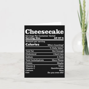 Cheesecake Nutrition Facts Funny Erntedank Calo Karte