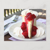 Cheesecake Postkarte (Vorderseite)