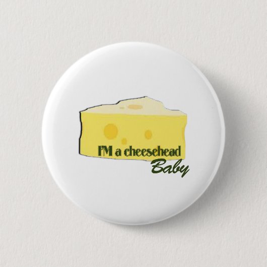cheesehead Baby Button (Vorderseite)