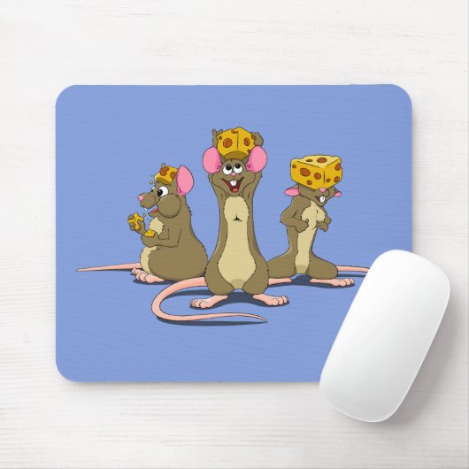 Cheesehead Mäuse Mousepad (Mit Mouse)