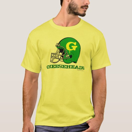 Cheeseheads grüne Bucht NFL-Fußball-Fan-T - Shirt (Vorderseite)