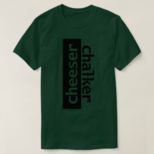 Cheeser Typografie T-Shirt (Design vorne)