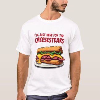 Cheesesteak Addict Joke Fleisch und Käse Lover Spa T-Shirt