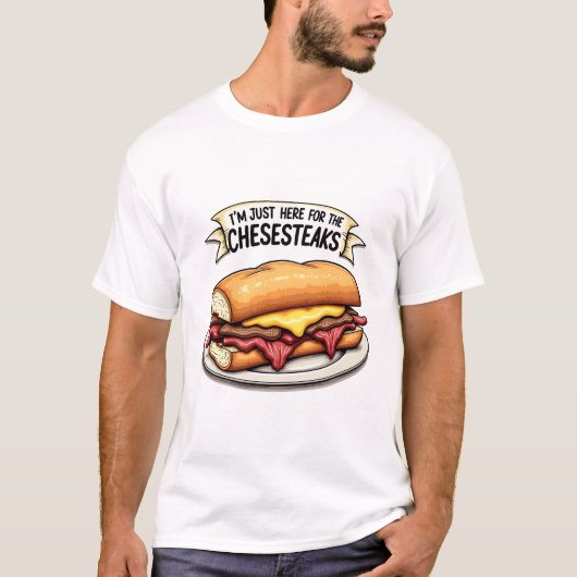 Cheesesteak Lover - Ideal für Feinschmecker Fans T-Shirt (Vorderseite)
