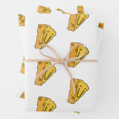 Cheesin' Cutie Käse Geschenkpapier Set (Beispiel)