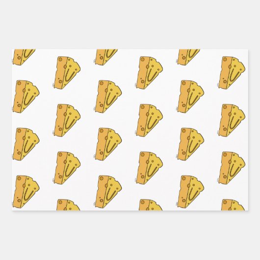Cheesin' Cutie Käse Geschenkpapier Set (Vorderseite)