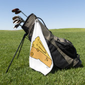 Cheesin' Cutie Käse Golfhandtuch (Gras)