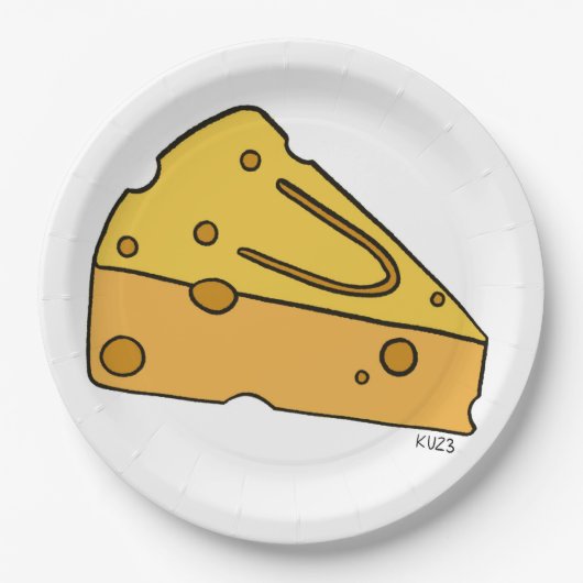 Cheesin' Cutie Käse Pappteller (Vorderseite)