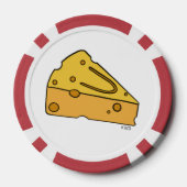 Cheesin' Cutie Käse Pokerchips (Rückseite)