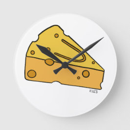 Cheesin’ Cutie Käse Runde Wanduhr