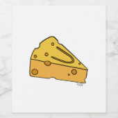 Cheesin' Cutie Käse Weinetikett (Einzelnes Label)