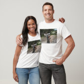 cheesing Zebra T-Shirt (Unisex)