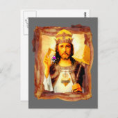 Cheesus Bacon Christ Postkarte (Vorne/Hinten)