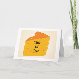 CHEESY, ABER TRUE=GLÜCKLICH TEILE ICH GEBURTSTAG M KARTE