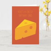 Cheesy Birthday Karte (Gelbe Blume)