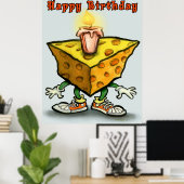Cheesy Birthday Poster (Heimbüro)