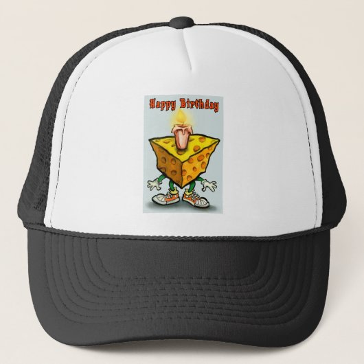 Cheesy Birthday Truckerkappe (Vorderseite)