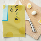 Cheesy Boss's Day, Holiday, Spaß Geschirrtuch (Viertel Falte)