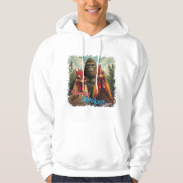 "Cheesy Chicken Selfies" Bigfoot Photo Op  Hoodie