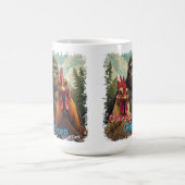 "Cheesy Chicken Selfies Bigfoot" Photo Op Kaffeetasse (Mittel)