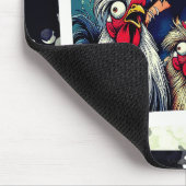 "Cheesy Chicken Selfies" Meet Bigfoot Mouse Pad Mousepad (Ecke)