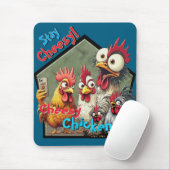 Cheesy Chickens Meetup Mouse Pad  Mousepad (Mit Mouse)
