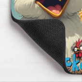 "Cheesy Chickens Terry & Kay Silkie Chickens" Mousepad (Ecke)