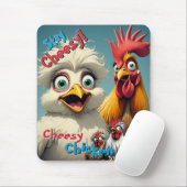 "Cheesy Chickens Terry & Kay Silkie Chickens" Mousepad (Mit Mouse)