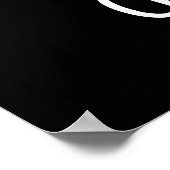 Cheesy Come Cheesy Go Funny Food Puff Dark BG Poster (Ecke)