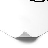 Cheesy Come Cheesy Go Funny Food Puff Poster (Ecke)