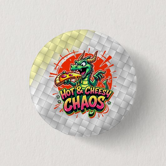 Cheesy Dragon Delight Button (Vorderseite)