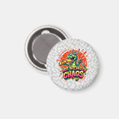 Cheesy Dragon Delight Magnet (Vorderseite/Rückseite)