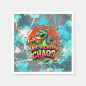 Cheesy Dragon Delight Serviette (Vorderseite)