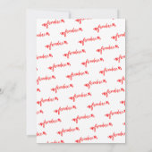 Cheesy Fondue Fiesta Hearts Pot Fondue Party Einladung (Rückseite)