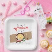 Cheesy Fondue Fiesta Hearts Pot Fondue Party Pappteller (Party)