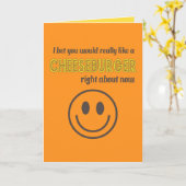 Cheesy Humor Karte (Gelbe Blume)