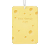 "Cheesy Liebe" Adorable Custom Käse Herz Autolufterfrischer (Rückseite)