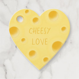 "Cheesy Liebe" Adorable Custom Käse Herz Geschenkanhänger