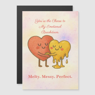 Cheesy Liebe & Laughs - Funny Magnetic Card Magnetkarte