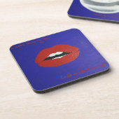 Cheesy Lines for Valentine's Coaster Getränkeuntersetzer (Linke Seite)