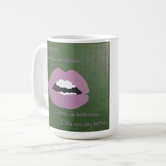 Cheesy Lines for Valentine's Kaffeetasse (Vorderseite Links)