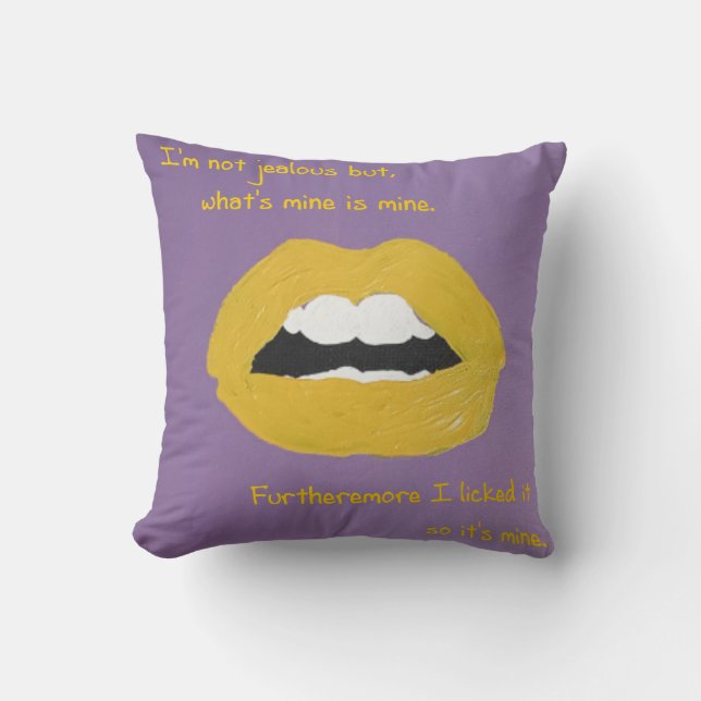 Cheesy Lines for Valentine's pillow Kissen (Vorderseite)