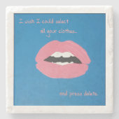 Cheesy Lines for Valentine's Steinuntersetzer (Vorderseite)